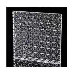China Diamond Patterned Glass Brick Panels Block Wall Exterior Partition Hanging Art Fused Outside supplier