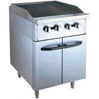 Gril de roche de lave de gaz de l'acier inoxydable 380V avec le Cabinet 12KW pour des équipements de cuisine