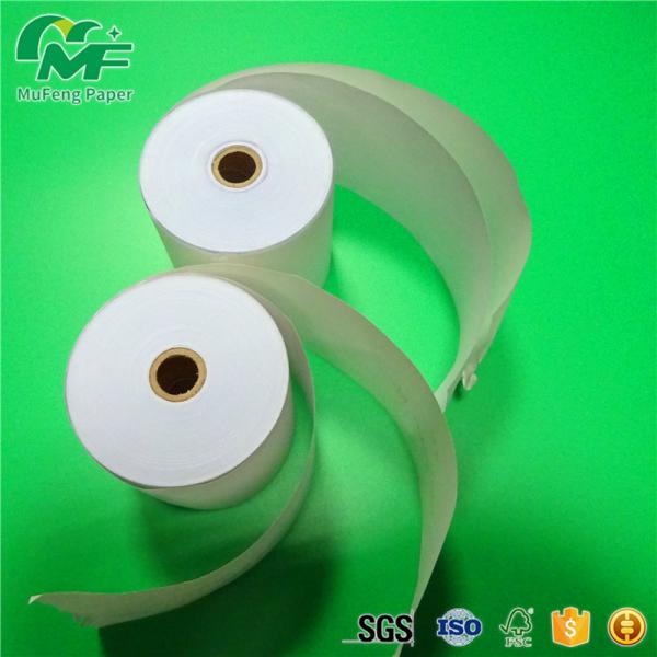 High Tensile Strength NCR Carbonless Paper 100% Wood Pulp Form Roll / Ream