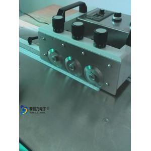 China LED Multiple Cutting Blades Machine 1.2m Aluminum Cutting Length PCB Lead Cutting Machine supplier