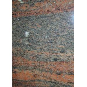 Indian Multicolor Red Granite Floor And Wall Tiles High Density CE Certification