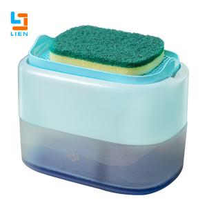 Le distributeur 500ml de LIEN Sponge Holder Kitchen Soap glissent non résistant