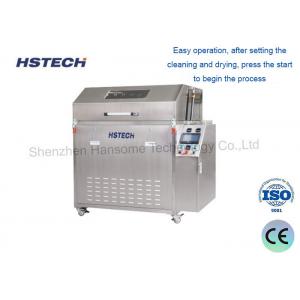 High Quality SMT Stencil Cleaner Model HS-600 with Alcohol Solvent & 3 Level Filter System