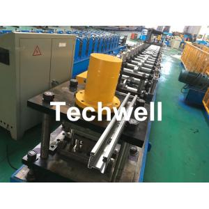 China Galvanized Steel Guiding Column Shutter Door Roll Forming Machine Thickness 1.5-3.0mm supplier