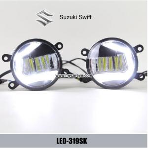 Suzuki Swift front car fog spot lights LED daytime running light retrofit