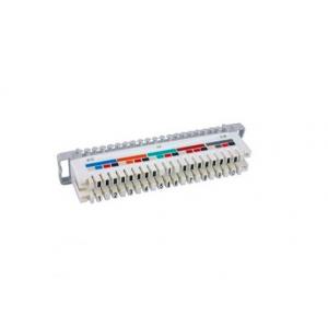 China White / Grey KRONE LSA Disconnection Module , Krone Module 10 Pair With Color Label supplier