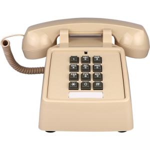 RoHS Corded Landline Phone Extra Loud Ringer Pink Vintage Telephone