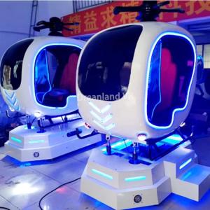 China 9D VR Helicopter Simulator 3DOF Electric Dynamic System 280x125x220cm wholesale