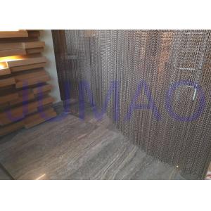 Aluminum Alloy Hanging Chain Room Dividers Easy Installed For Dubai Hotel / Spa
