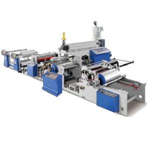 China LDPE PP PE 1700mm Extrusion Lamination Coating Machine For Paper Box supplier