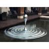 China Custom Size Art Modern Stainless Steel Sculpture Water Drop For Water Pool wholesale