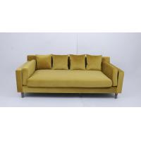 China Tufted Button Velvet 3 Seater Modular Sectional Sofa Set For Living Room on sale