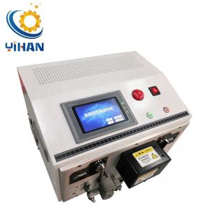 China Touch Screen Wire Cut Strip Machine for Cutting and Stripping 1-5mm Wire Outer Diameter supplier