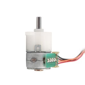 China 15BY45 5V Gear Ratio 1:50 Plastic Gear 15mm Geared Stepper Motor 2 Phase 4 Wires 18°Stepper Motor With Gear Box supplier