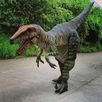 China raptor dinosaur Real dinosaur costume for sale on sale