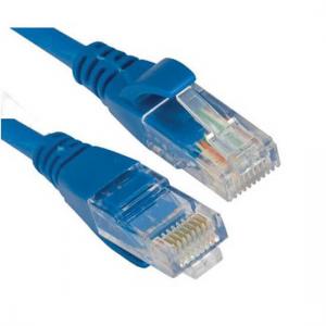 China Indoor Copper Patch Cables , Utp Cat5e Patch Cable Snagless Boot Patch Cord supplier