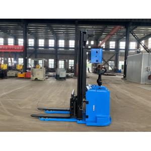 Non-standard Customization 2000 KG  Electric Stand On Forklift Bule Seated Type With Solid PU Tire