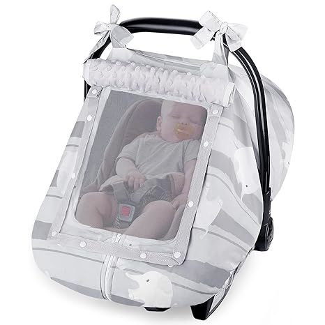 China Cubierta impermeable para asiento de coche infantil con ventana de malla transpirable y 3 modos de uso para protección durante las 4 estaciones wholesale