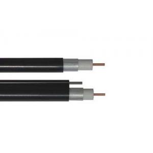 China 20.83mm Black PE Jacket Digital Coax Cable for Broadban Network supplier