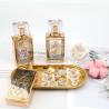 50ml Electroplated Square Perfume Bottle Subpackage Empty Bottle Wholesale Glass