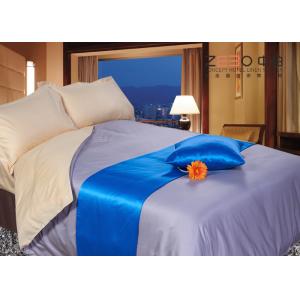 China Hotel Collection Bedding Set Grey Color 300TC Silky Material  Linen supplier
