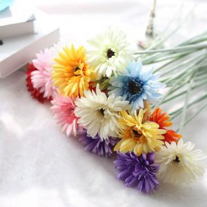 Commercial Gerbera Daisies Artificial Plastic Flowers Fresh Pastoral Style