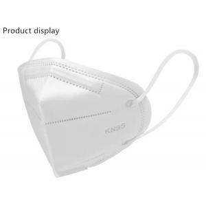 China 95% Filtration Kn95 Face Mask With Elastic Earloop Disposable Particulate Respirator supplier