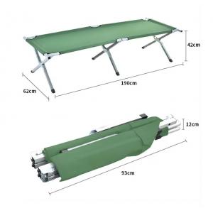 Super Wide And Super Light Tactical Outdoor Emergency Bed Civil Defense Disaster Relief Folding Bed