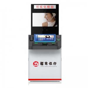 Electronic Virtual Bank Teller Machine Kiosk For Money Transfer Service