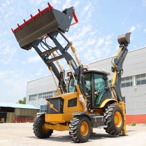 EURO 5 Multipurpose Small Backhoe Loader Machine With Wheel Base 2200mm