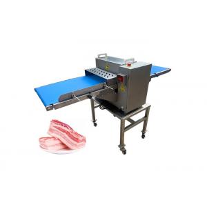 1.1KW Meat Processing Machine Conveyor Belt Type Fresh Chicken Meat Cutting Machine