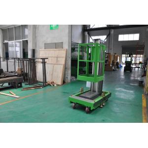 China Single Mast Aluminum Aerial Work Platform 130Kg Load and 8 Meters supplier