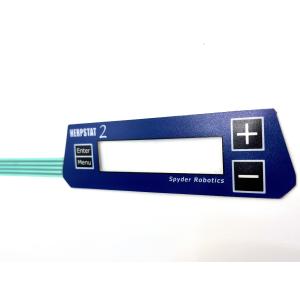 China Matte Coating Flat Membrane Switch Standard 8 Layer With Transparent LCD Window wholesale