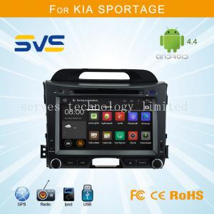 China Android 4.4 car dvd player GPS navigation for KIA Sportage R 2010-2014 quad core in Dash supplier