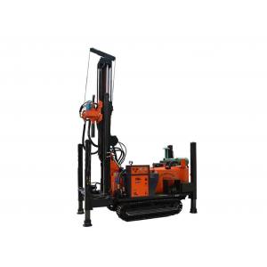 Crawler Type Truck Mounted Drill Rig , Down The Hole Drilling Water Well Digging Equipment 