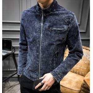 China Men's Fashion wholesales 100% cotton stone washed classical jacket/retro jacket supplier