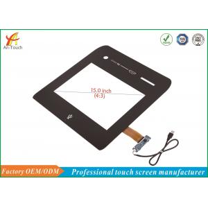 Custom Design Capacitive Multi Touch Screen 15 Inch For Flexible Vending And Ticket Sales