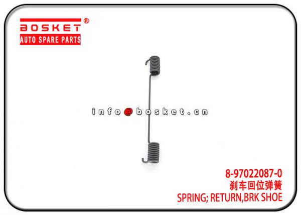 8-97022087-0 8970220870 Brake Shoe Return Spring For Mexico Market 4HF1 NPR