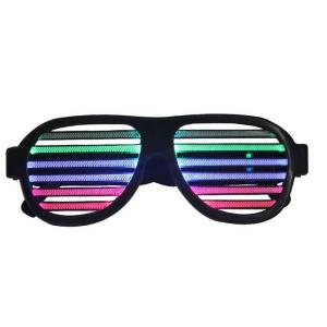 LED musical shades Sound & Music Active LED Party GLOW Glasses with USB Charger Cable