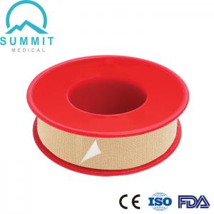 Cotton Fabric 50mm Micropore Tan Surgical Tape Plastic Spool