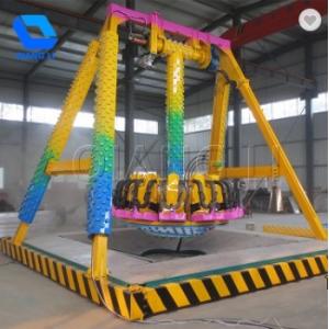 China Funfair Ground Pendulum Swing Ride , Custom 6 Seats Mini Frisbee Ride supplier