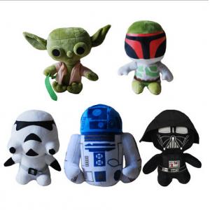 China 8 Inch Cute Star Wars Cartoon Disney Plush Dolls Green For Collection supplier