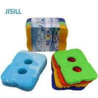 China Two Hole Reusable Ice Packs For Coolers , Nontoxic Cool Bag Ice Pack For Lunch Box on sale