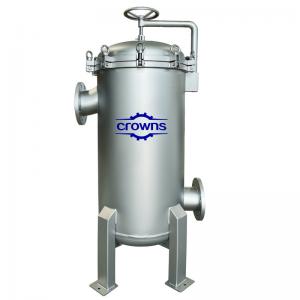 Industrial Cartridge Filter Housing Waste Water Filtration For Swimming Pool