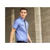 China Polyester Cotton Short Sleeves Industrial Work Uniforms Twill Engineer Sky Blue wholesale
