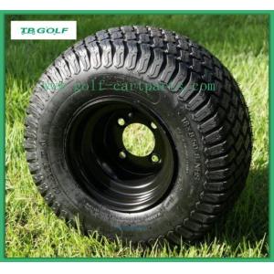 China 8 Inch Black Golf Cart Wheels And Tires Utility Cart Tires CE Certification supplier