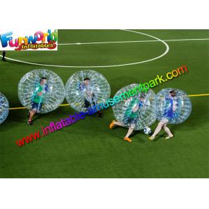 100% TPU Inflatable Bubble Football , Zorb Bumper Ball For Team
