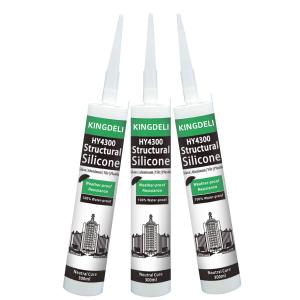 Clear Glass Silicone Sealant For Aluminium Windows Weatherproofing