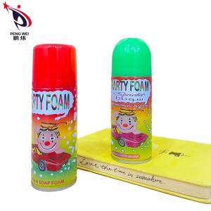 China OEM Artificial Colored Snow Spray Foam 200ml Lemon Fragrance supplier