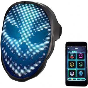 APP Controlled Smart Shifting LED Face Mask Customized Pattern Upload Pictures